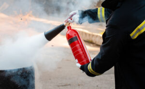 How to use a fire extinguisher